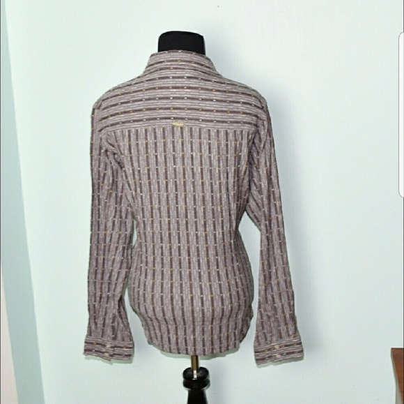 Columbia Toffee Colored Brown Button Down Shirt - Picture 2 of 2